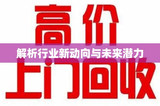 沧州解析行业新动向与未来潜力